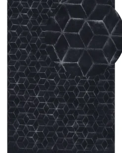 Kunstfellteppich Kaninchen Schwarz 160 X 230 Cm Shaggy Thatta