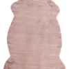 Kunstfell-Teppich Kaninchen Rosa 90 Cm Undara