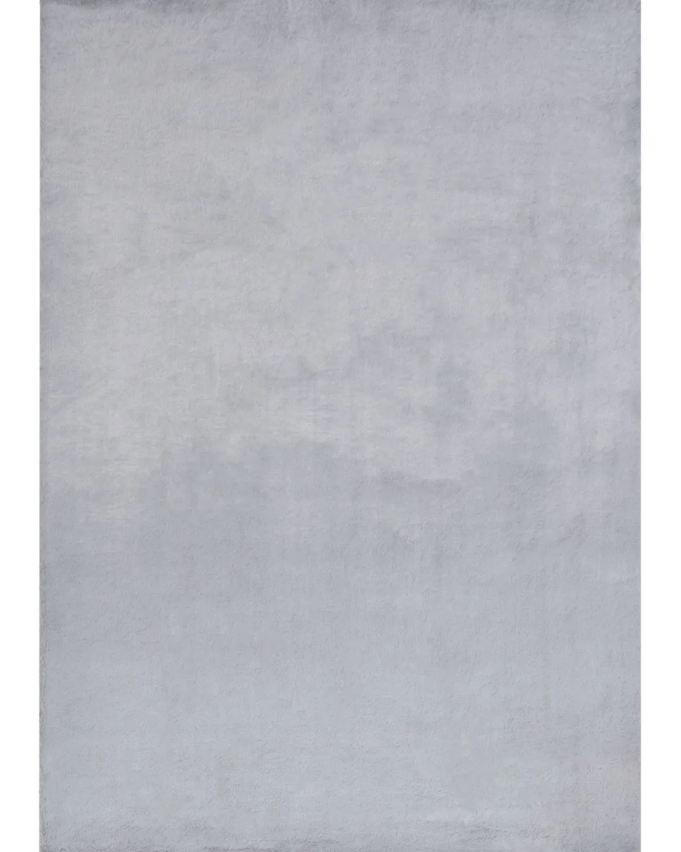 Kunstfellteppich Kaninchen Grau 160 X 230 Cm Mirpur
