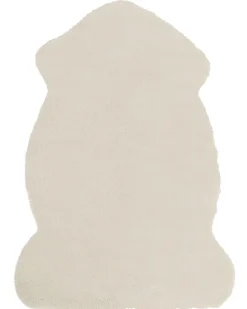 Kunstfell-Teppich Kaninchen Beige 90 Cm Undara