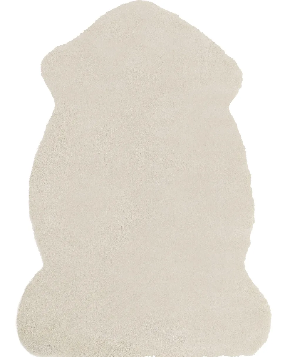 Kunstfell-Teppich Kaninchen Beige 90 Cm Undara