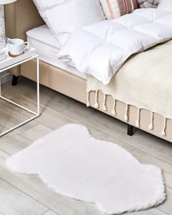 Kunstfell-Teppich Kaninchen Beige 90 Cm Undara
