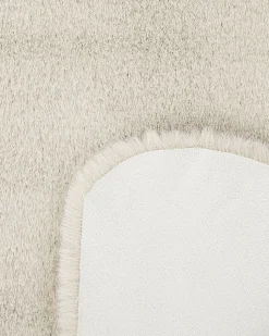 Kunstfell-Teppich Kaninchen Beige 90 Cm Undara
