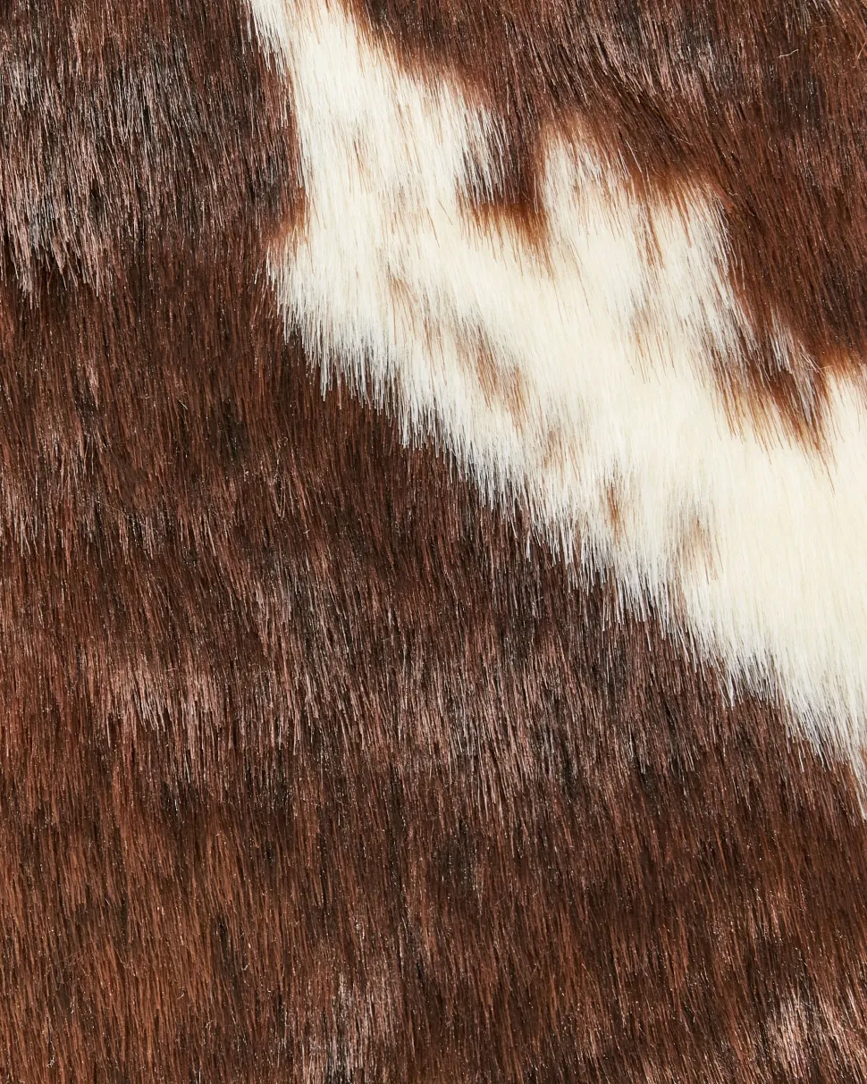 Kunstfell-Teppich Kuh Braun / Weis 150 X 200 Cm Bogong
