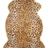 Kunstfell-Teppich Leopard Braun 90 Cm Nambung
