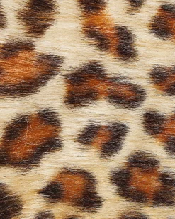 Kunstfell-Teppich Leopard Braun 90 Cm Nambung