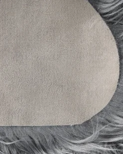Kunstfell-Teppich Schaf Grau 88 Cm Mungo