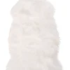 Kunstfell-Teppich Schaf Weis 88 Cm Mungo