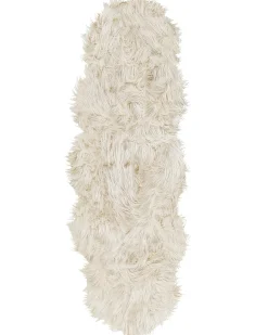 Kunstschaffell-Teppich Beige 60 X 180 Cm Mamungari