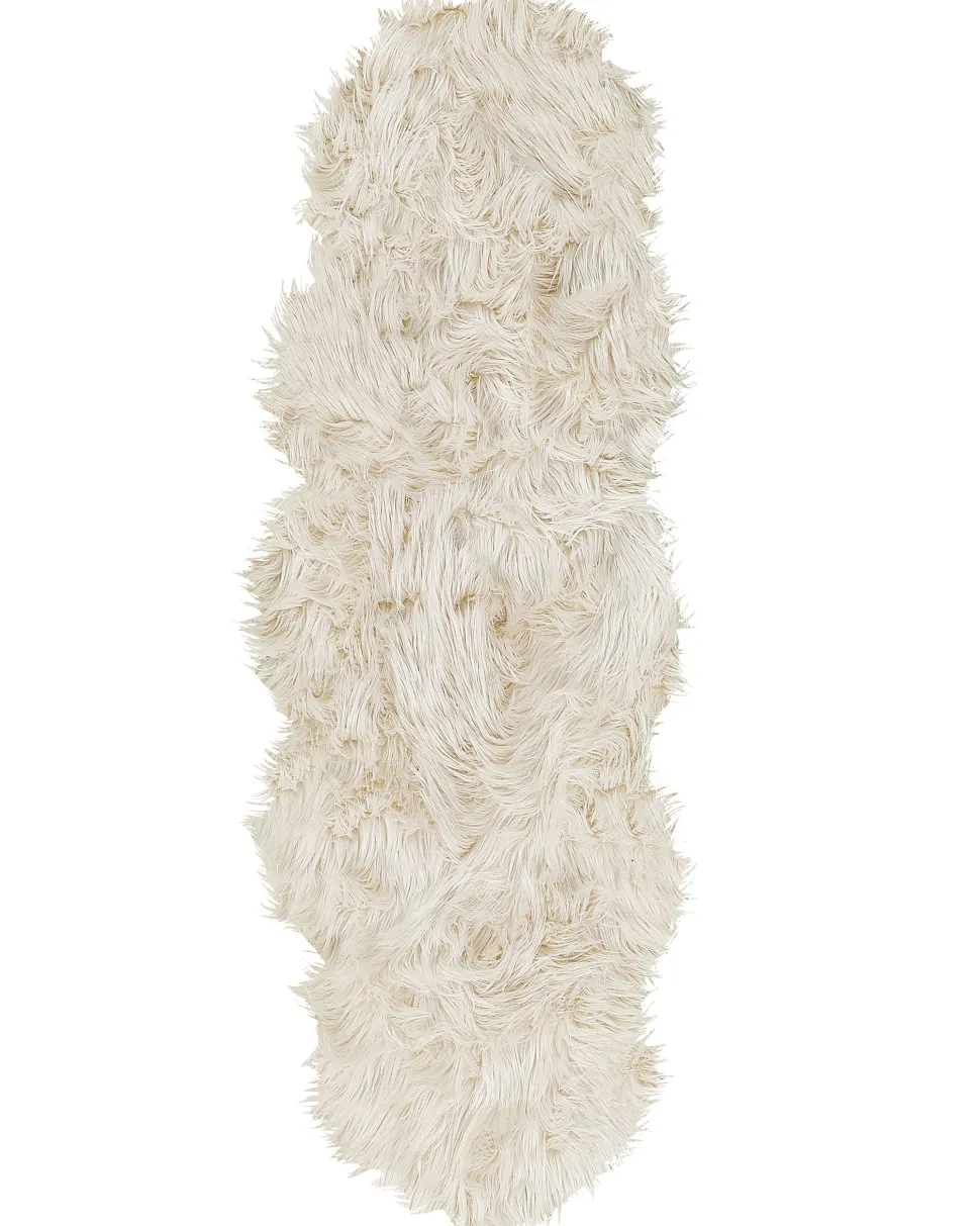Kunstschaffell-Teppich Beige 60 X 180 Cm Mamungari