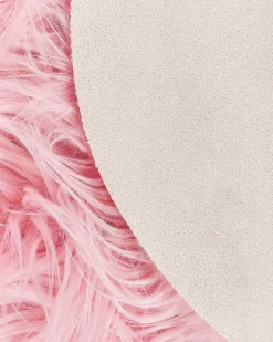 Kunstschaffell-Teppich Rosa 60 X 180 Cm Mamungari