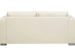 Leather Living Room Set Cream Helsinki