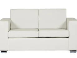 Leather Living Room Set White Helsinki