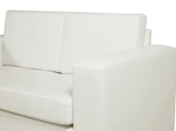 Leather Living Room Set White Helsinki