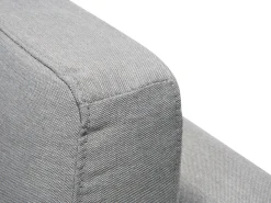 Left Hand Corner Fabric Sofa Light Grey Stockholm