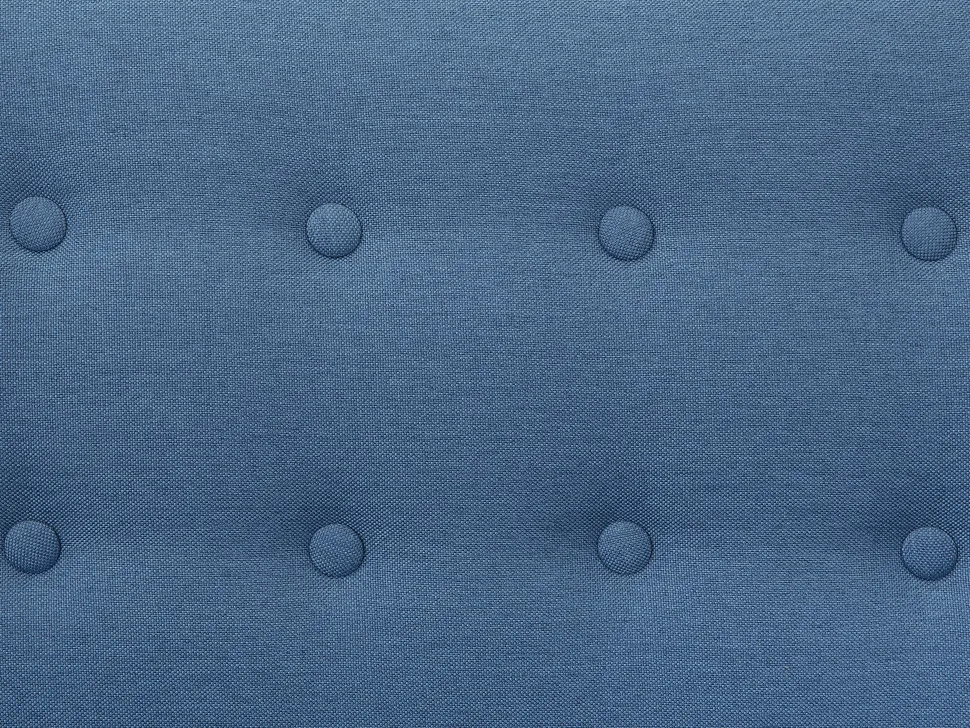 Left Hand Fabric Corner Sofa Blue Motala