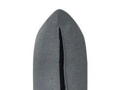 Left Hand Fabric Corner Sofa Dark Grey Dolva