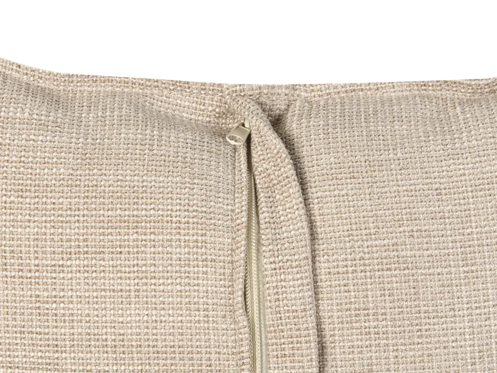 Left Hand Fabric Corner Sofa Beige Sersan
