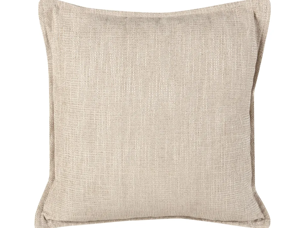 Left Hand Fabric Corner Sofa Beige Sersan