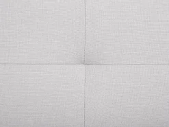 Left Hand Fabric Corner Sofa Bed Light Grey Alsten