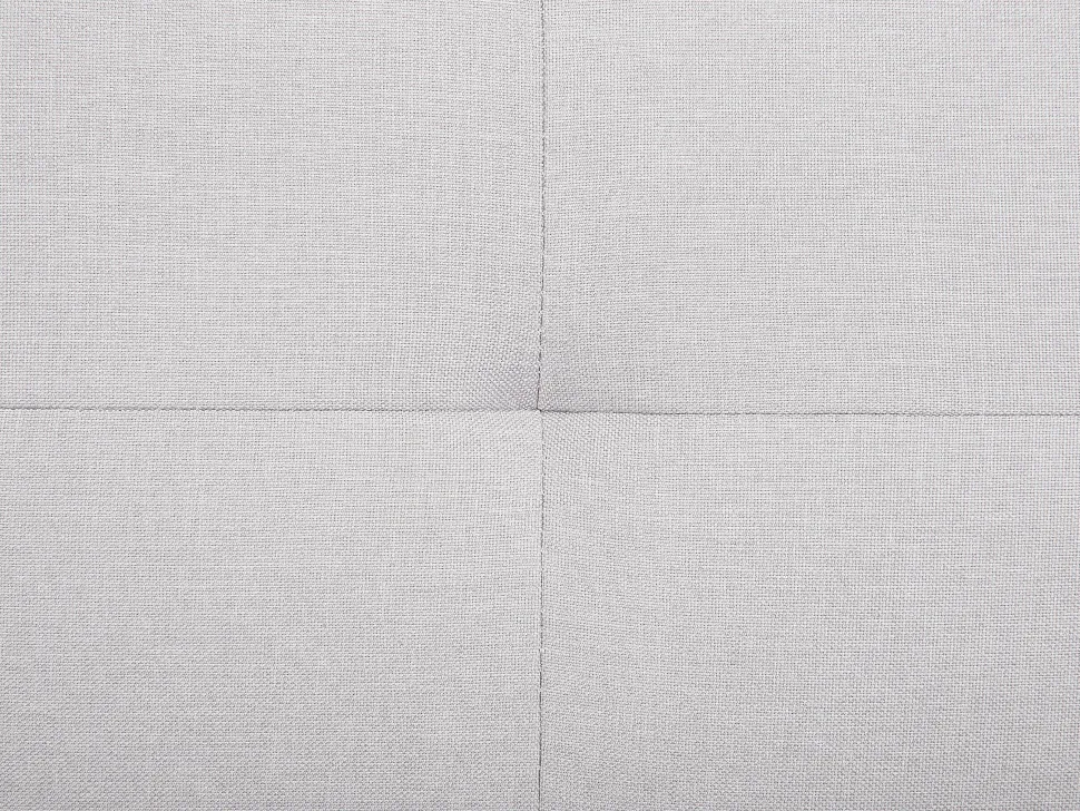 Left Hand Fabric Corner Sofa Bed Light Grey Alsten