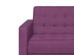 Left Hand Fabric Corner Sofa Purple Aberdeen