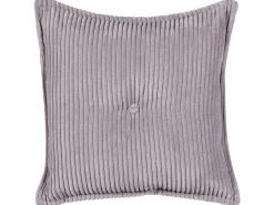 Left Hand Jumbo Cord Corner Sofa Grey Dolva