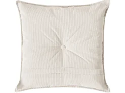 Left Hand Jumbo Cord Corner Sofa Off-White Dolva