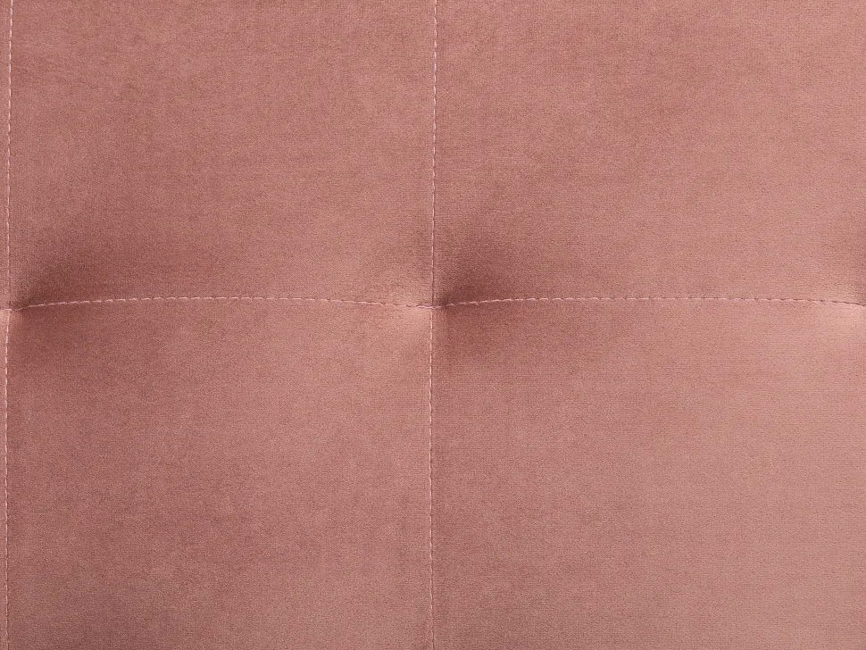 Left Hand Modular Velvet Sofa With Ottoman Pink Aberdeen