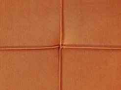 Left Hand Velvet Chaise Lounge Orange Gonesse