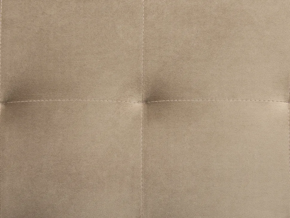 Left Hand Velvet Corner Sofa Sand Beige Aberdeen