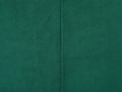 Left Hand Velvet Corner Sofa With Ottoman Emerald Green Oslo