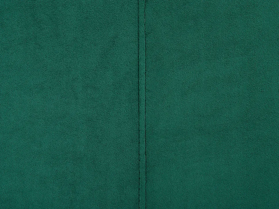 Left Hand Velvet Corner Sofa With Ottoman Emerald Green Oslo