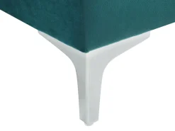 Left Hand Velvet Corner Sofa Emerald Green Timra