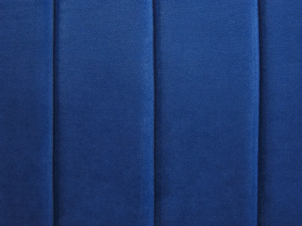Left Hand Velvet Corner Sofa Navy Blue Timra