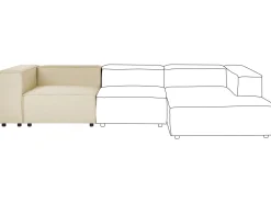Linen Corner Section Beige Aprica