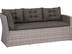 Lounge Set Rattan Grau Viterbo