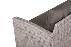 Lounge Set Rattan Grau Viterbo