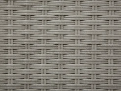 Lounge Set Rattan Hellgrau 8-Sitzer Modular Auflagen Grau Xxl