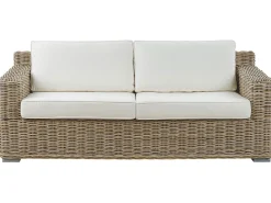 Lounge Set Rattan Naturlich 4-Sitzer Ardea