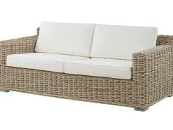 Lounge Set Rattan Naturlich 4-Sitzer Ardea