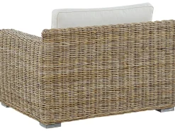 Lounge Set Rattan Naturlich 4-Sitzer Ardea