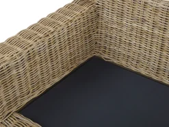 Lounge Set Rattan Naturlich 4-Sitzer Ardea