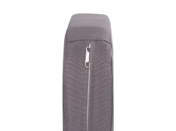 Lounge Set Rattan Naturlich 4-Sitzer Auflagen Graphitgrau Fobello