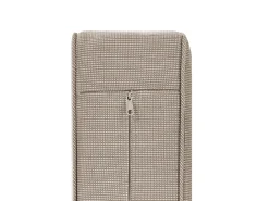 Lounge Set Zertifiziertes Holz Dunkelbraun 4-Sitzer Linksseitig Modular Auflagen Taupe Timor Ii