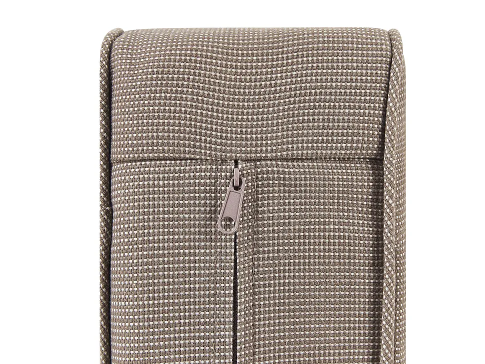Lounge Set Zertifiziertes Holz Hellbraun 4-Sitzer Auflagen Taupe Manila