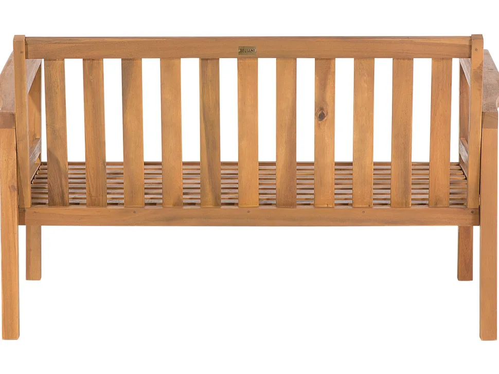 Lounge Set Zertifiziertes Holz Hellbraun 4-Sitzer Auflagen Taupe Manila