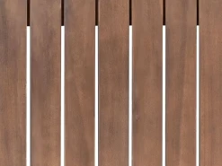 Lounge Set Zertifiziertes Holz Dunkelbraun 5-Sitzer Modular Auflagen Taupe Timor Ii