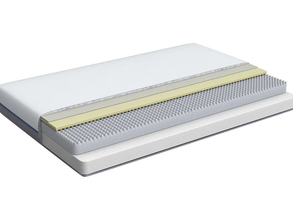 Matratze Memory Foam Hart 80 X 200 Cm Abnehmbarer Bezug Glee
