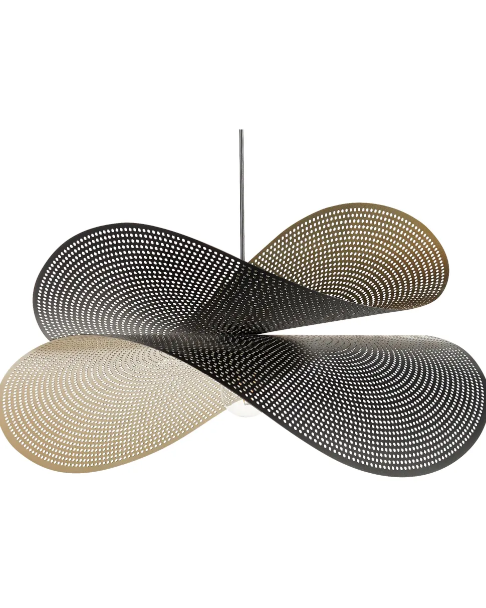 Metal Pendelleuchte Schwarz Und Gold Doyles